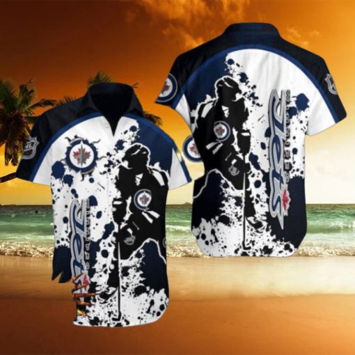 Winnipeg Jets Sports Team Player 3D Hawaiian Shirt For Fans