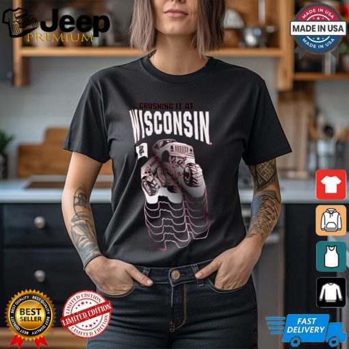 Wisconsin Badgers Colosseum Toddler Crushing It T Shirt