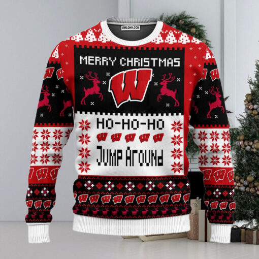 Wisconsin Badgers Merry Christmas Ugly Christmas Sweaters