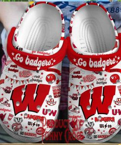Wisconsin Badgers Ncaa Crocs – Discover Comfort And Style Clog Shoes With Funny Crocs