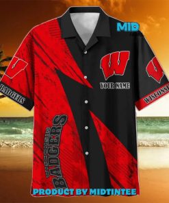 Wisconsin Badgers Personalized Hawaiian Shirt Trending Summer