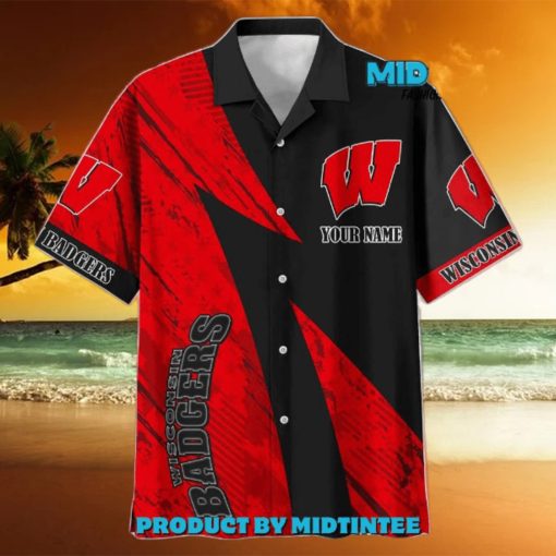 Wisconsin Badgers Personalized Hawaiian Shirt Trending Summer