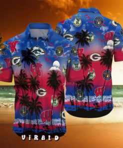 Wisconsin Sports Palm Tree Hawaiian Shirt Limited Edition