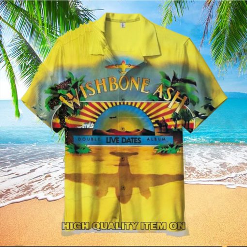 Wishbone Ash Band Live Dates City Short Sleeve Hawaiian Shirt