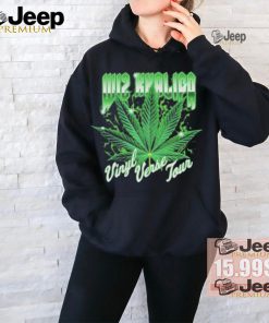 Wiz Khalifa Leaf Vinyl Verse Tour T shirts