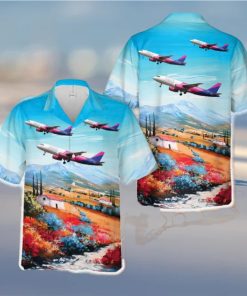 Wizzair Airbus A320 Hawaiian Shirt