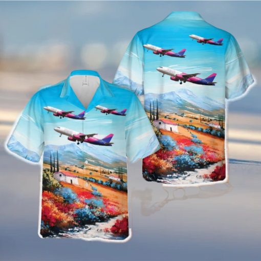 Wizzair Airbus A320 Hawaiian Shirt