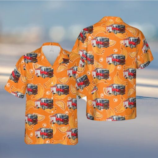 Wodonga CFA Type 4 Heavy Pumper Hawaiian Shirt