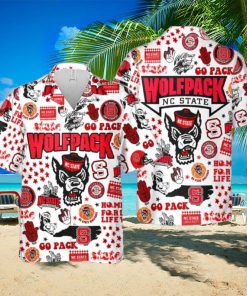 Wolfpack Go Pack Love Fan Hawaiian Shirt