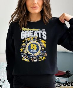 Wolverines All Time Greats National Champions Signature Shirt