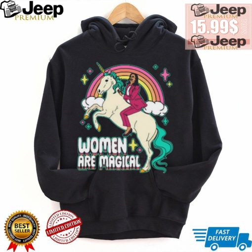 Women Are Magical Kamala Harris Unicorn Racerback Shirt