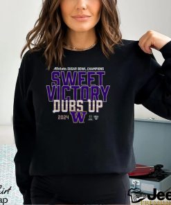 Women's Fanatics Branded Black Washington Huskies College Football Playoff 2024 Sugar Bowl Champions Mindset V Neck T Shirt