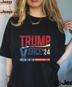 Womens trump vance 2024 donald trump 24 vance for president 2024 v neck t shirt