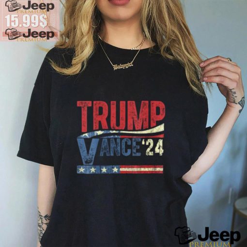 Womens trump vance 2024 donald trump 24 vance for president 2024 v neck t shirt