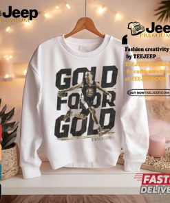 Wonderful Gold For Gold Stephen Curry Shirt