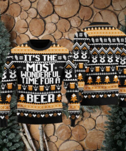 Wonderful Time Beer Ugly Christmas Sweater, Wonderful Time Beer Xmas Sweatshirt