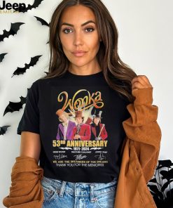 Wonka 53 years of the memories shirt