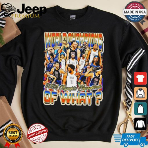 World Champions 2024 Olympic Champions of what graphic shirt