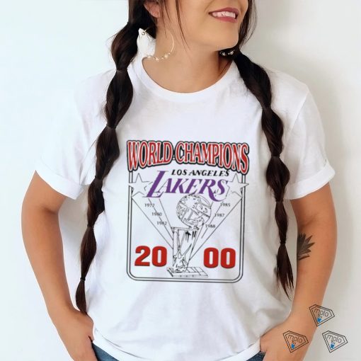 World Champions Los Angeles Lakers 2000 shirt