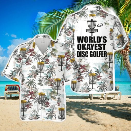 World’s Okayest Disc Golft 3D Hawaiian Shirt Happy Summer Gift