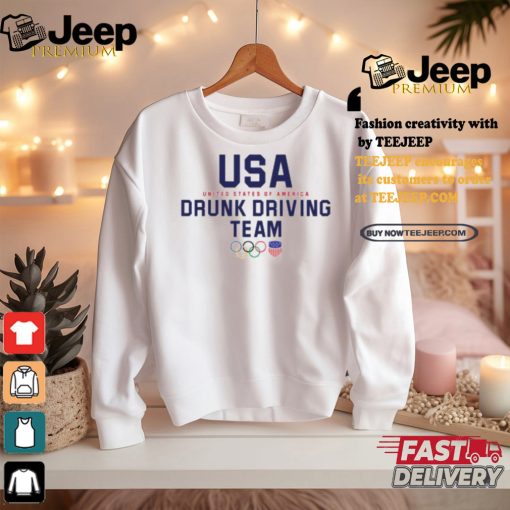 Worstshirts Usa Olympic Drunk Driving Team Shirt