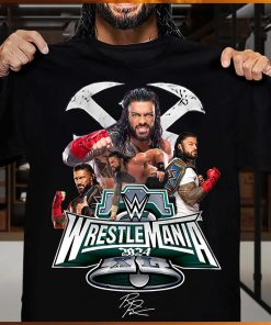 WrestleMania 2024 XL Roman Reigns champions shirt