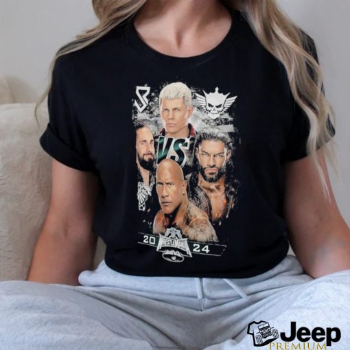 Wrestlemania 40 seth freakin rollins & cody rhodes vs. the rock & roman reigns shirt