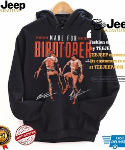 Gunnar henderson & anthony santander baltimore made for birdtober signatures shirt