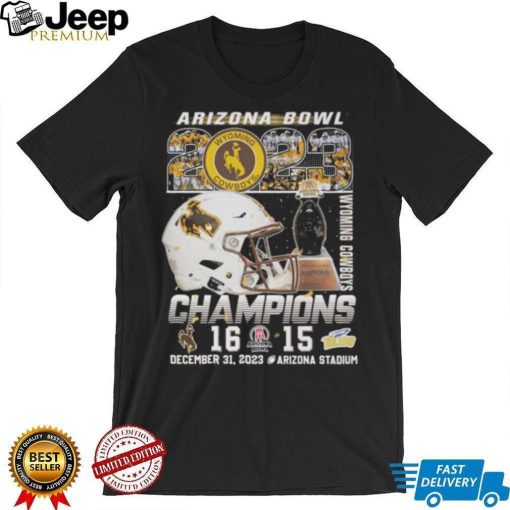 Wyoming Cowboys Arizona Bowl 2023 Champions December 31 2023 Arizona Stadium Shirt