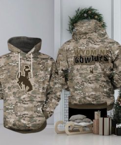 Wyoming Cowboys NCAA Camo Veteran Awesome 3D Hoodie