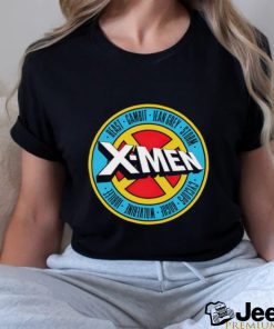 X men Beast Gambit Jean Grey Storm logo shirt