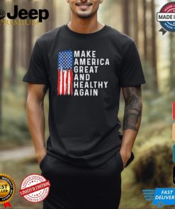 Vintage Usa Flag Make America Healthy And Great Again Maha T Shirt