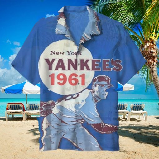 Yankees Hawaiian Shirt Reverse Retro 1961 New York Yankees Gift