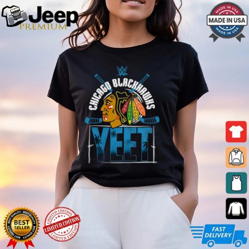 YEET Chicago Blackhawks Hockey logo shirt