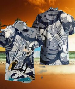 Yankees Hawaiian Shirt Goofy Surfing New York Yankees Gift