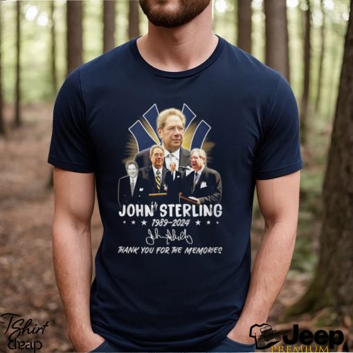 Yankees John Sterling 1989 2024 Thank You For The Memories Shirt