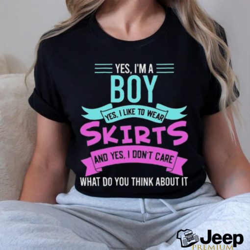 Yes, I’m A Boy Yes, I Like Wear Skirts Femboy Anime Japanese T shirt