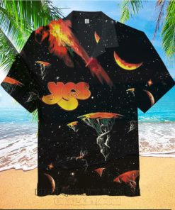 Yes Rock Band Short Sleeve Hawaiian Shirt