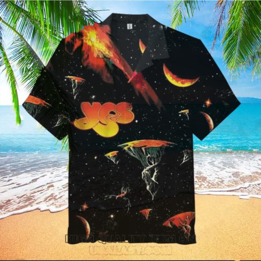 Yes Rock Band Short Sleeve Hawaiian Shirt