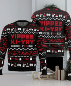 Yippe Ki Yay Die Hard Xmas Gift For Family 2024 Ugly Christmas Sweater