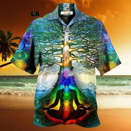 Yoga Peace Comes From Inside Tree Of Life Hawaiian Shirt