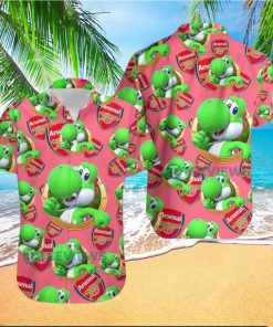 Yoshi Mario Arsenal Hawaiian Shirt Outfit Men