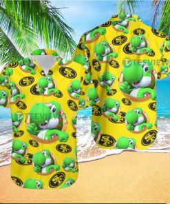 Yoshi Mario San Francisco 49Ers Yellow Matching Hawaiian Outfits
