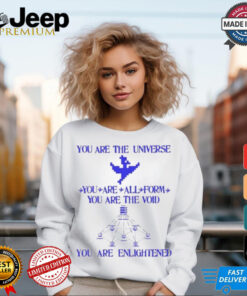 You Are The Universe You Are All Form You Are The Void You Are Enlightened Shirt