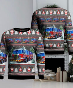 Youngsville Louisiana Youngsville Fire Department Christmas Ugly Sweater