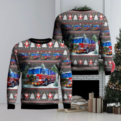 Youngsville Louisiana Youngsville Fire Department Christmas Ugly Sweater