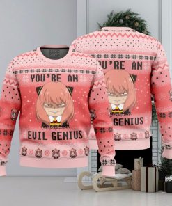 You’re An Evil Genius Spy X Family Ugly Christmas Sweater