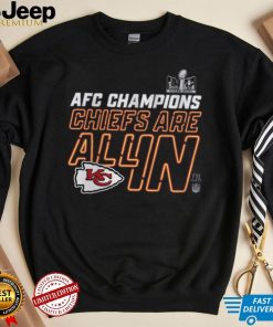 Youth 2024 AFC Conference Champions Kansas City Chiefs Locker Room T Shirt