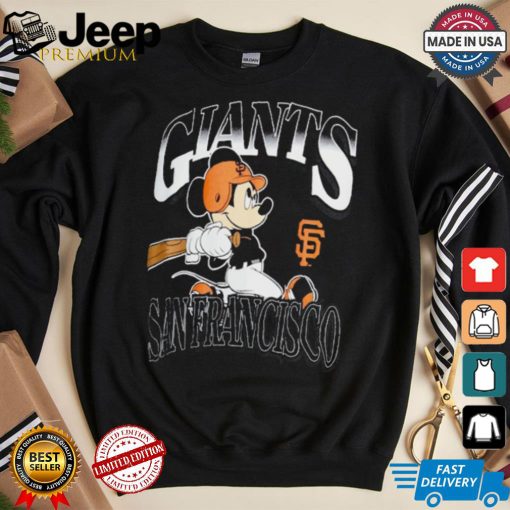 Youth Black San Francisco Giants Disney Game Day T Shirt