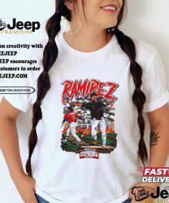 Youth Jose Ramirez baseball design cartoon shirt